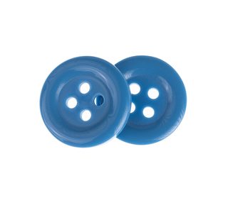Knoflík - sada 6 ks Modrá 349892I průměr 15 mm