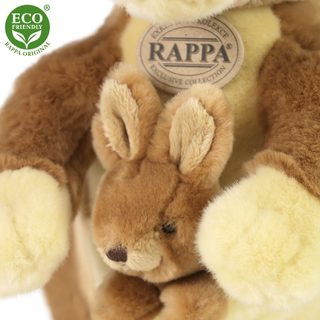 Plyšový klokan s mládětem 37 cm ECO-FRIENDLY