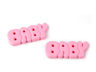 Silikonový přívěsek baby 17x44 mm 1 kus