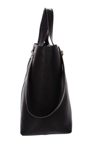 Černá shopper dámská kabelka S683 GROSSO