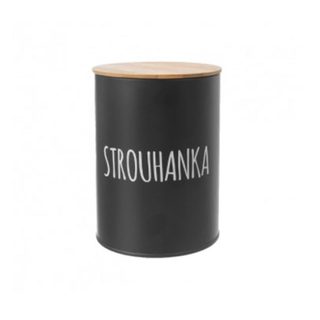 Dóza Strouhanka BLACK O0153 - dia 11 x 15,5 cm