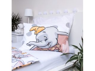 Bavlněné povlečení do postýlky Dumbo dots baby 100x135, 40x60 cm
