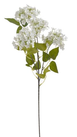 Hortenzie větvička 63 cm - bílá