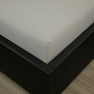 Jersey prostěradlo s lycrou jednolůžko 90x200cm světle šedé