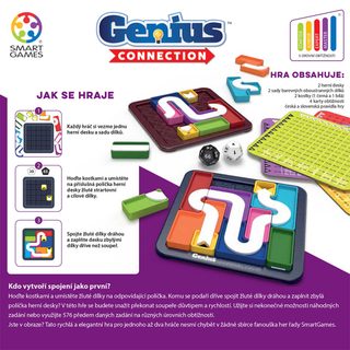 MINDOK HRA Smart Genius Connection hlavolam *SPOLEČENSKÉ HRY*