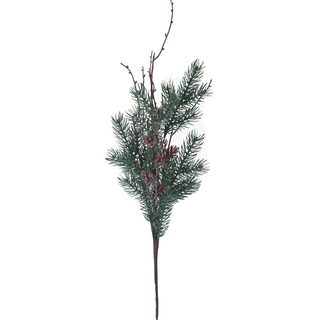 Dekorační větev s šiškami P2322 - 76 cm