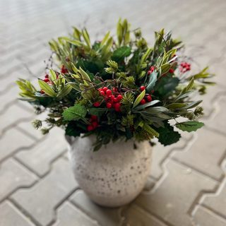 Trs cesmína, jehličí, bobule 38 cm