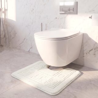 Koupelnová a WC předložka ornament smetanový