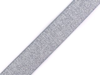 Pruženka s lurexem šíře 30 mm METRÁŽ
