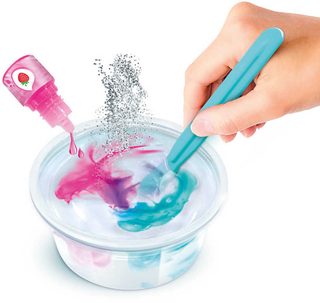 EP Line So Slime sliz duhový žehlení mění barvu na baterie UV Světlo