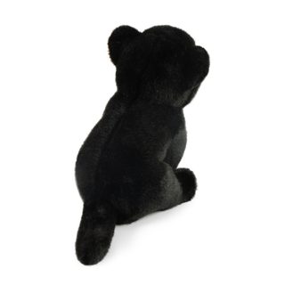 Plyšový černý panter sedící 23 cm