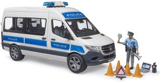 Bruder policejní MB Sprinter dodávka 1:16 (baterie, světlo, zvuk) 02683