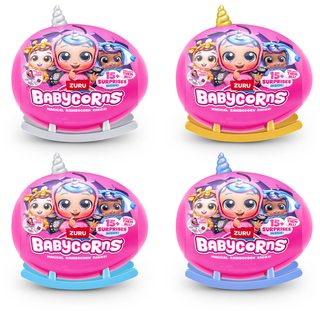 ASMODEE Babycorns S1 Miminko s doplňky 15 překvapení v kolébce 4 druhy