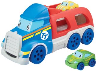 Teamsterz Tiny transportér (2 soft baby autíčka)