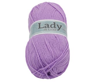 Příze LADY de Luxe Fialová 956 100g / 238 m