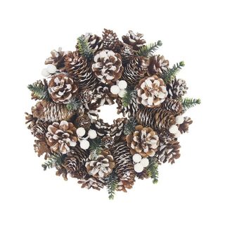 Věnec s přírodními dekoracemi P1389/1 - Ø25 cm