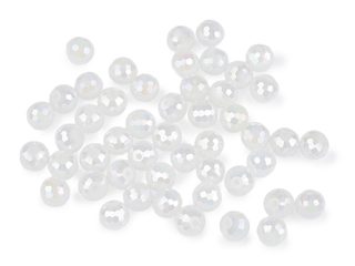 Skleněné korálky broušené ohňovky 10 mm s AB efektem