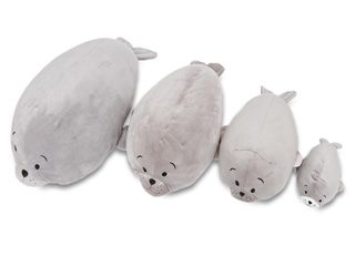 Polštářek Tuleň šedý 35 cm