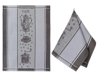 Kuchyňská utěrka 1 ks Šedá 408