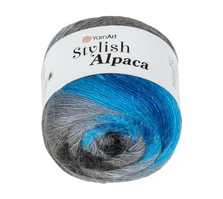 Příze Stylish ALPACA Modrá,Šedá 7709