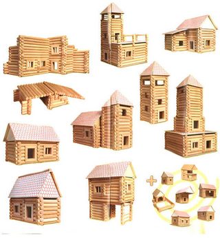 Vario XL 33W21 dřevěná stavebnice