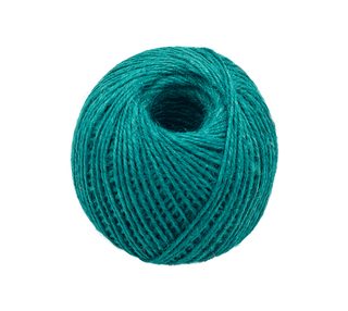 Jutový motouz Zelená 2524/630 klubko 200g, cca 130 m, průměr 1.75 mm