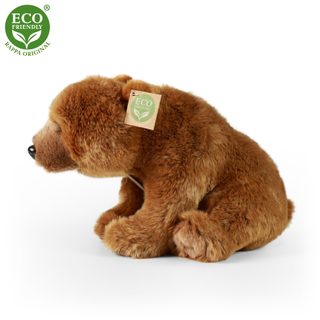 Plyšový medvěd Grizzly sedící 30 cm
