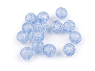 Skleněné korálky praskačky Ø8 mm 10 g