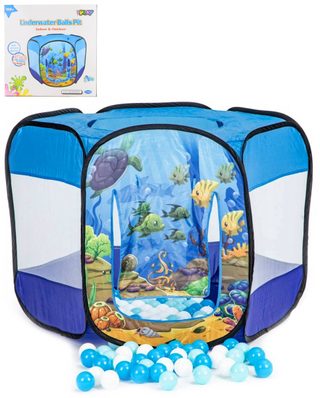 Stan podmořský svět 90x70x90cm baby herní set s míčky 100ks