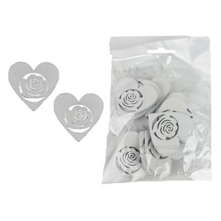 Dekorace srdce, 20 ks D6639 - 5 x 4,8 x 0,3 cm