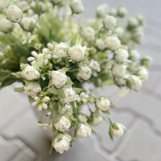 Umělé kamélie - bílá