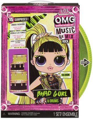 L.O.L. Surprise! O.M.G. Remix Rock Bhad Gurl (15 překvapení)