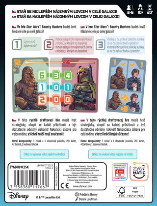 ADC Hra Star Wars: Bounty Hunters strategická CZ *SPOLEČENSKÉ HRY*