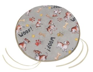 Sedák EMA kulatý hladký Šedá,Béžová 79/527 průměr 40 cm