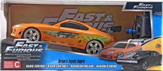 RC AutoToyota Supra 1:24 Rychle a zběsile na vysílačku 2,4GHz na baterie