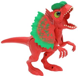 Dilophosaurus interaktivní zvířátko chodící dinosaurus na baterie Zvuk