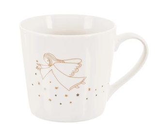 Hrnek porcelánový ANDĚL 0,45 l - dia 10 x 9 cm