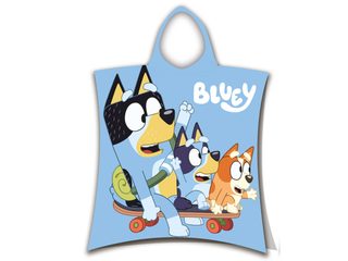 Plážová osuška pončo Bluey Skate 50x115 cm