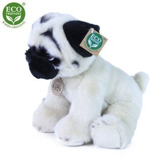 Plyšový pes mops 30 cm