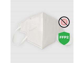 ZLEVNĚNO - 5 KUSŮ nano bílých FFP2 velikost L lehké