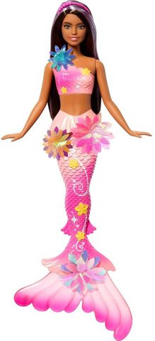 Barbie kouzelná květinová mořská víla (tmavé vlasy)