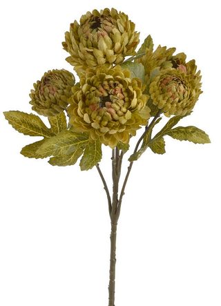 Chryzantéma 46 cm - zelená