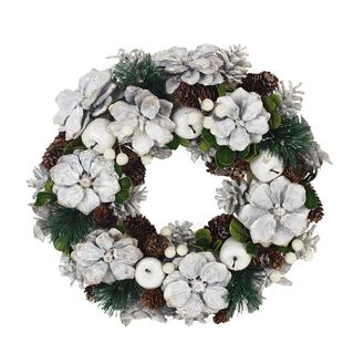 Věnec s dekoracemi P1040 průměr 33 cm