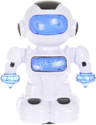RC Robot 22cm chodí zpívá tančí na baterie Světlo Zvuk