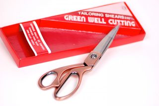 Nůžky GREEN WELL CUTTING bronz délka 24cm