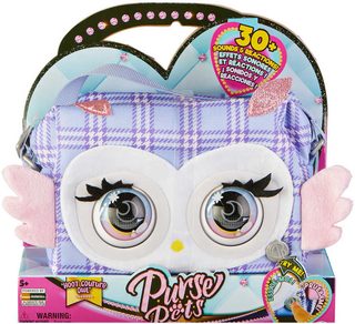 Purse Pets interaktivní kabelka sovička (mrká, zvuk, baterie) Spin Master