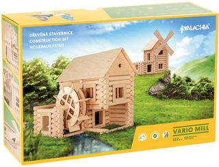 Walachia Vario Mill 33W49 (122 dílků) dřevěná stavebnice