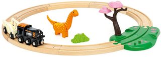 Brio dřevěná vláčkodráha Dino (kruhová, s dinosaurem)