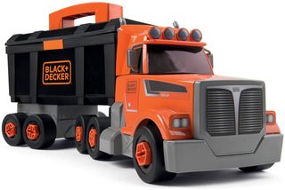 Smoby B+D šroubovací kamion jeřáb s přívěsem (box + nářadí)
