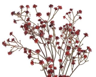 Nevěstin závoj umělá gypsophila 67 cm - tm. červená